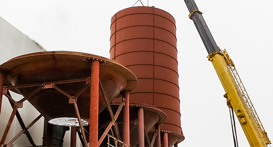 Сборно-разборный силос